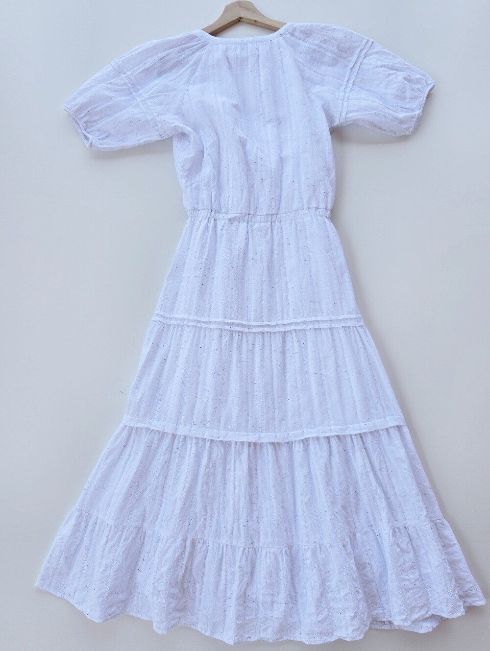 Betsey Johnson White Spectator Tiered Midi Dress - Picture 10 of 10